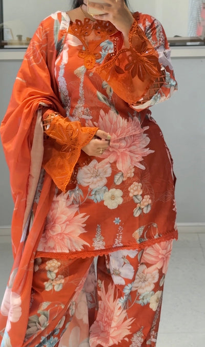 Kesari Floral Farsi Suit Set