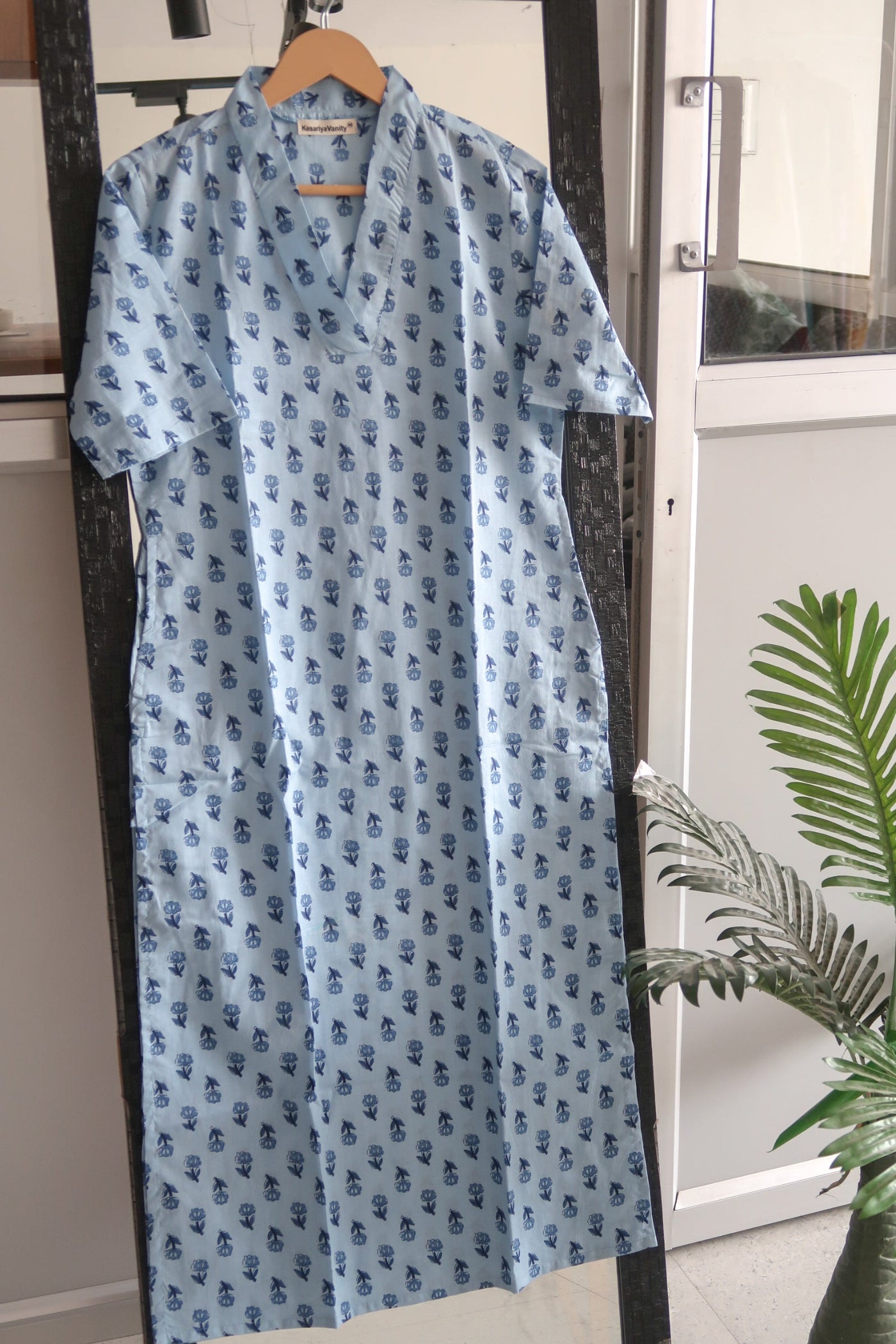 Pastel Sky Kurta - Daily Essential