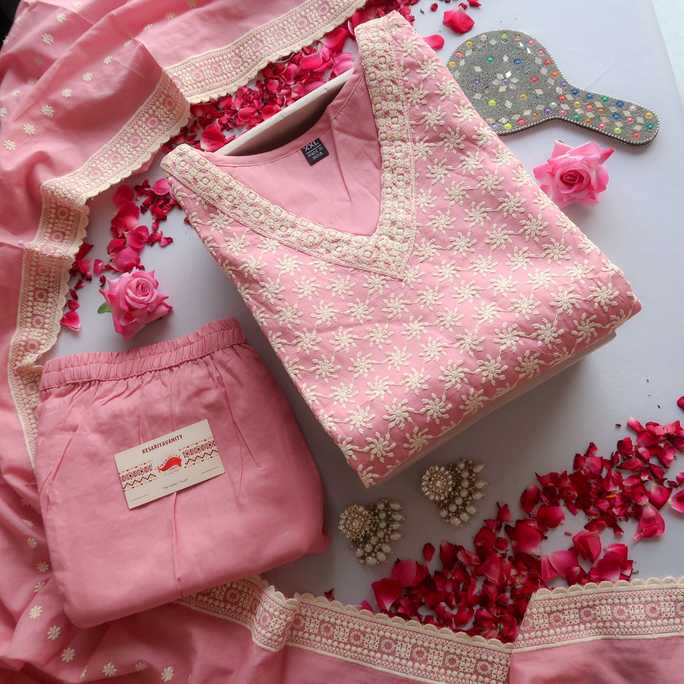 Blush Bloom Festive Slim fit Suit Set - SALE