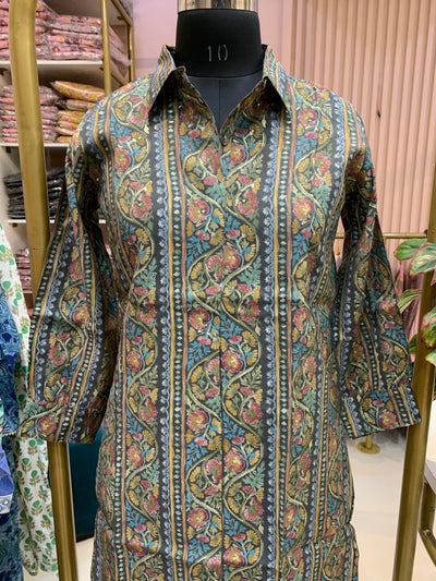 "Bagiyan" Muslin Kurta Set(2pc)