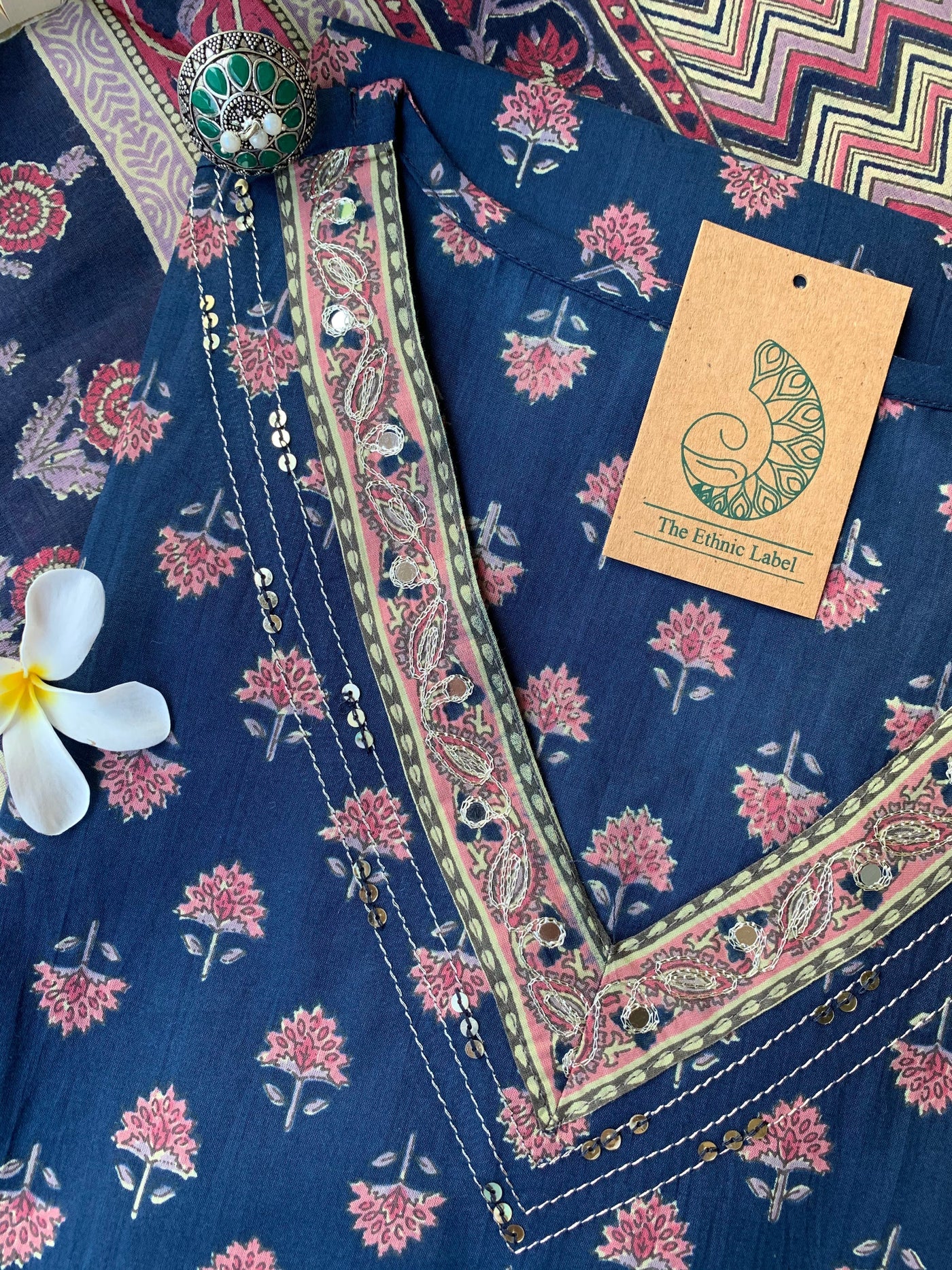 "Shivika" Cotton Kurta Set(3pc)