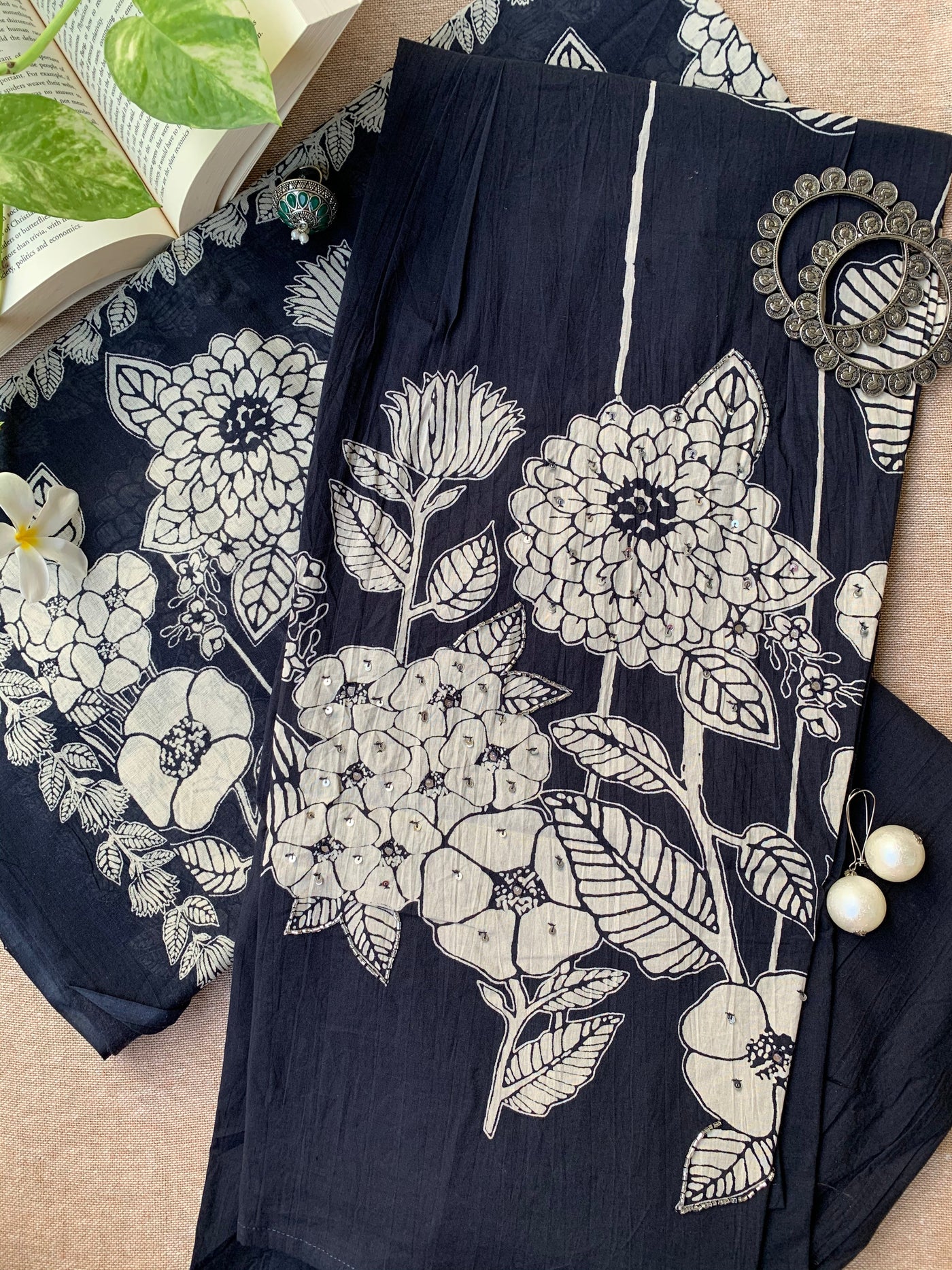 "Sur" Cotton Kurta Set(3pc)