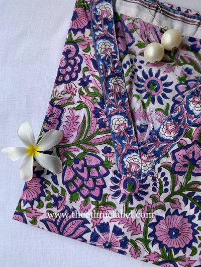 "Maahru" Hand Block Printed Cotton Kurta