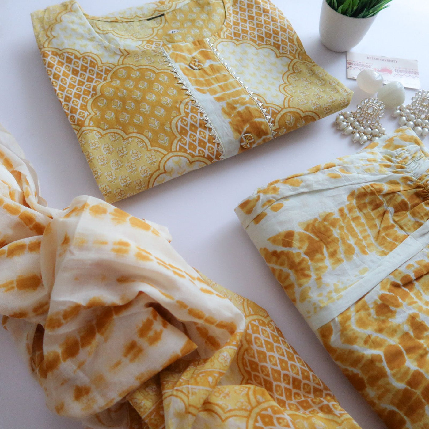 Yellow Stylish Suit Set