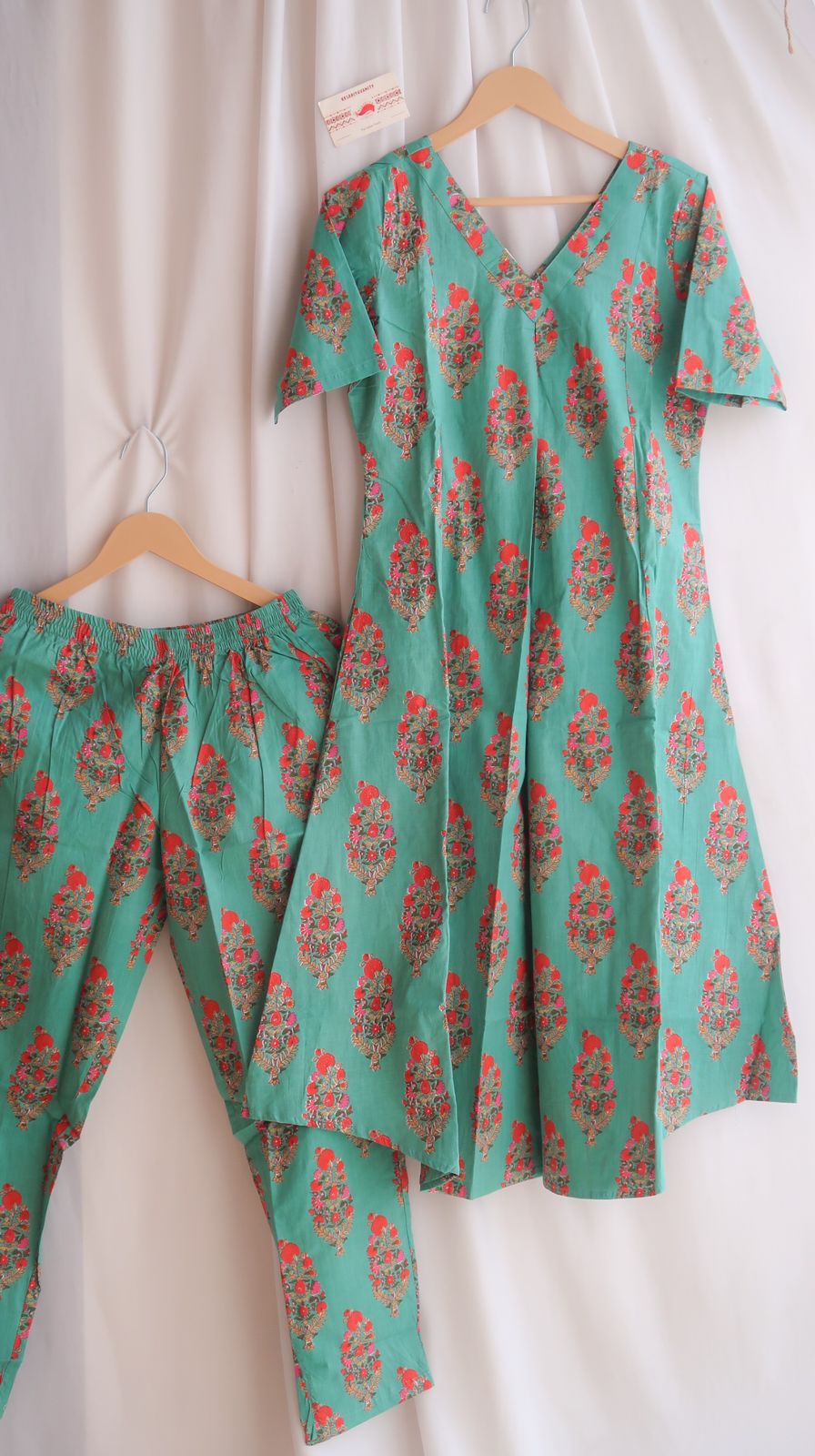 Jade Green Office/ Regular Wear Suit Set