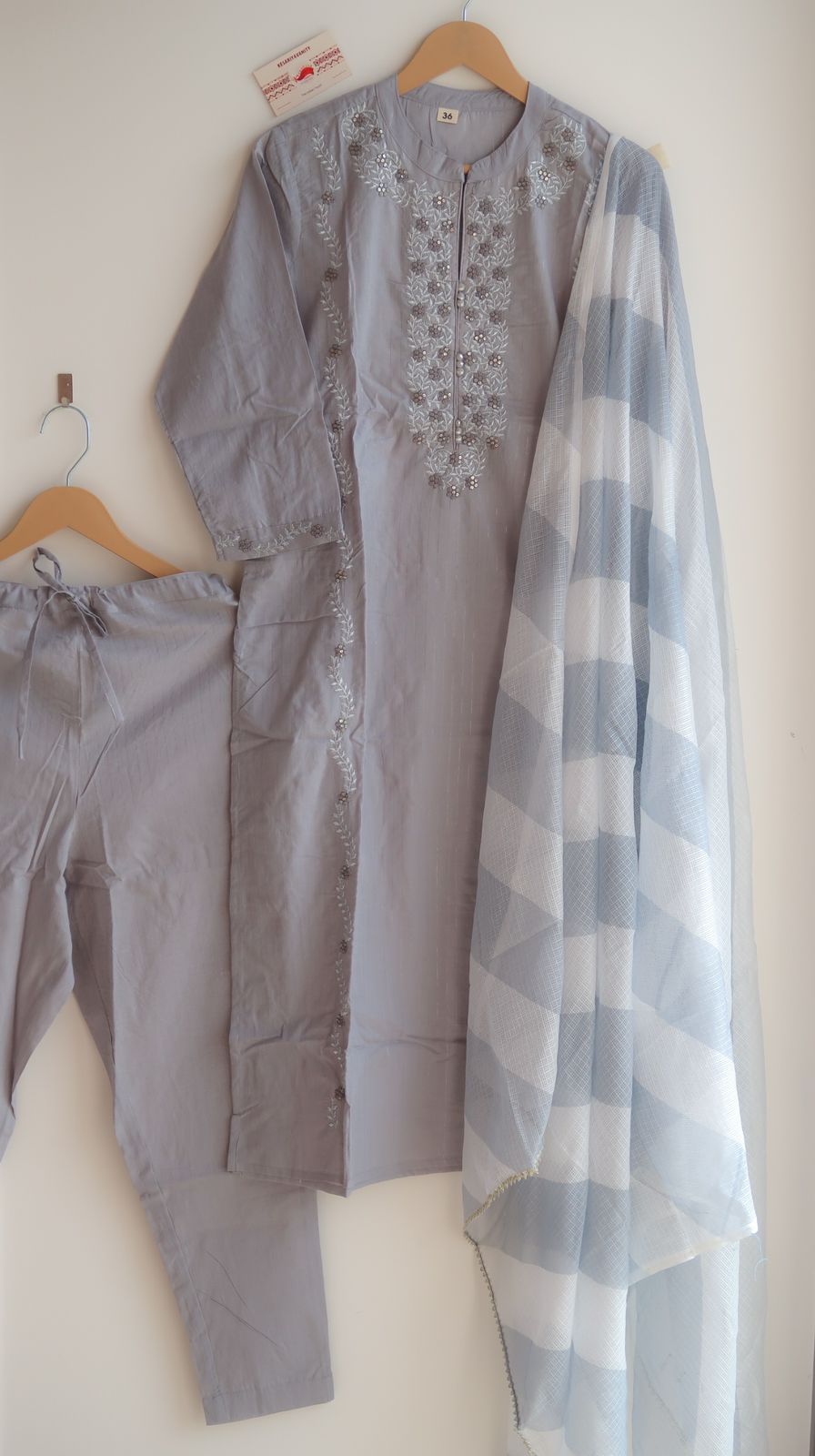 Shades of Graceful Grey Suit Set - EOFY SALE