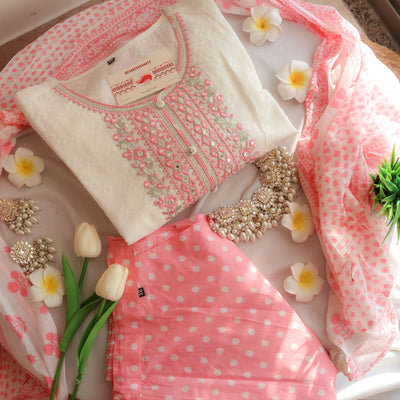 Mirror Blushing Bloom Suit Set