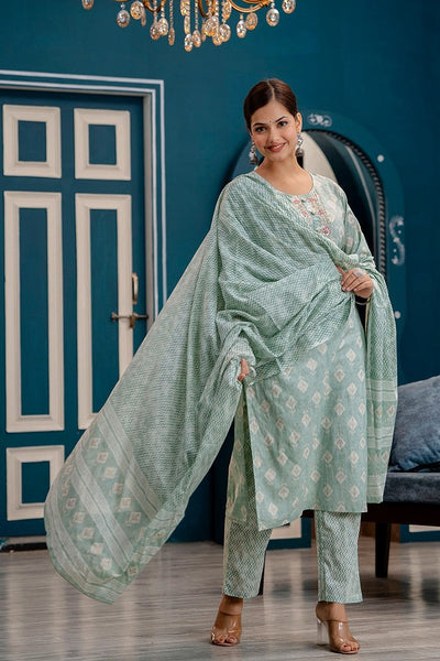 Mint Blossom 3-piece Suit Set - EOFY SALE